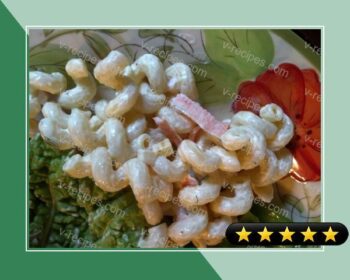 Easy Sweet and Tangy Macaroni Salad recipe