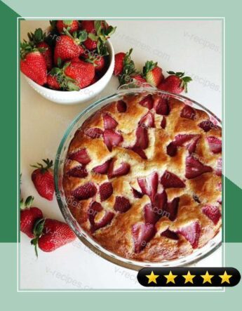 Low-Fat Strawberry Yogurt Cake recipe