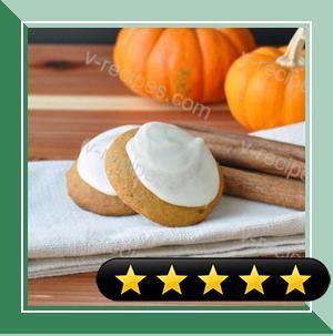Pumpkin Spiced Cookies with Browned Butter Frosting recipe
