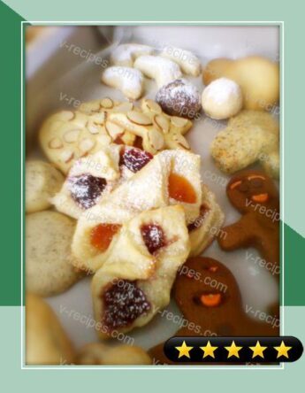 Hungarian Cream Cheese Cookies With Prune Lekvar recipe