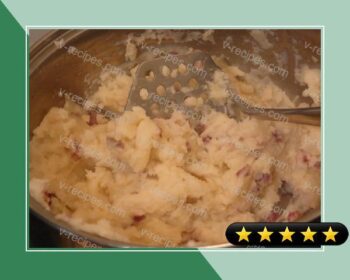 Garlic Mashed Red Potatoes recipe