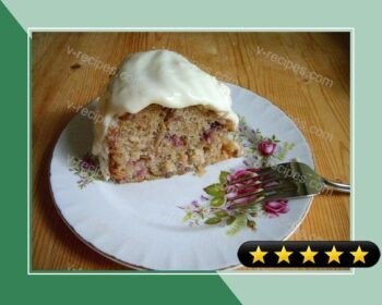 Shredded Rhubarb Cake recipe