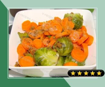 Buttery Carrots and Brussel Sprouts recipe