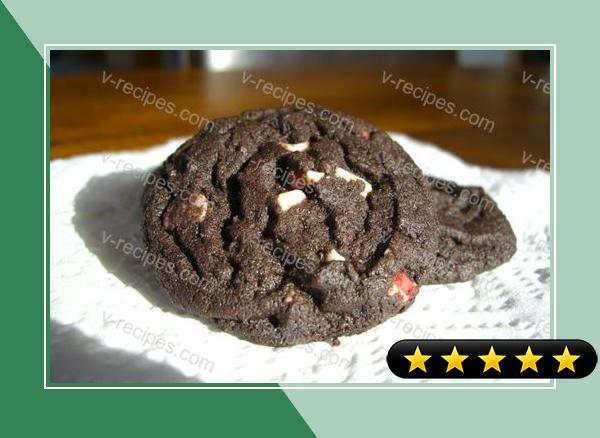 Chocolate Peppermint Candy Cookies recipe