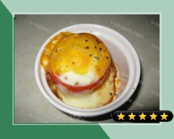 Tomato Filled With Cheese and Egg recipe