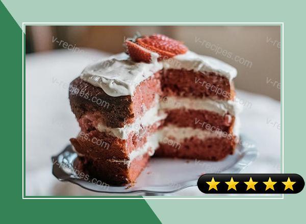 Strawberry-Orange Layer Cake recipe