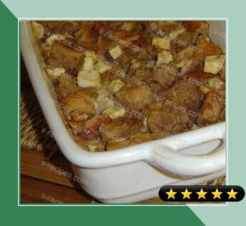 Linda's Apple and Nut Bagel Pudding recipe