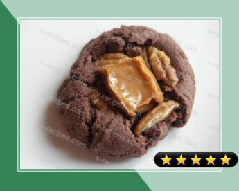 Caramel Nut Brownie Cookies recipe