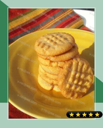 Old-Fashioned Peanut Butter Cookies recipe