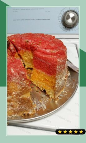 Multicolored Angel Cake recipe