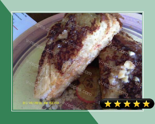 Louisiana Sweet Potato French Toast With Pecan Honey-Butter recipe