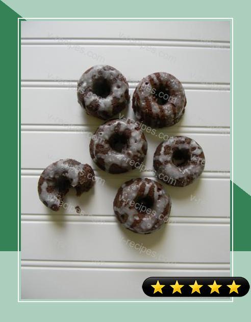 Mini Chocolate Glazed Donuts recipe