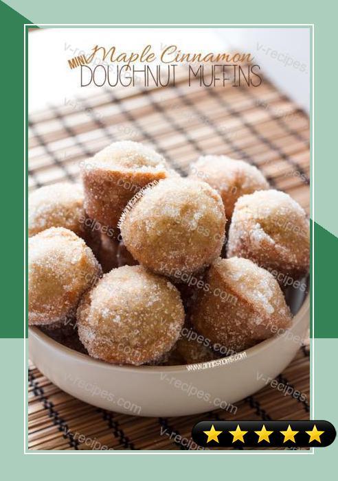 Maple Cinnamon Mini Doughnut Muffins recipe