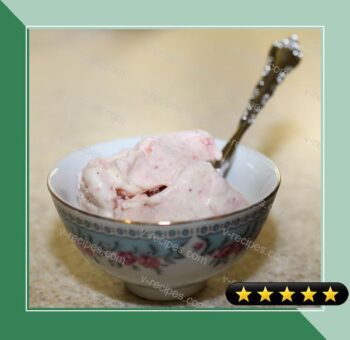 Strawberry Vanilla Bean Ice Cream recipe