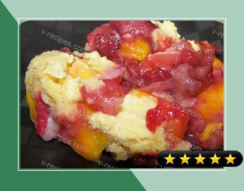 Mango and Strawberry Cobbler recipe