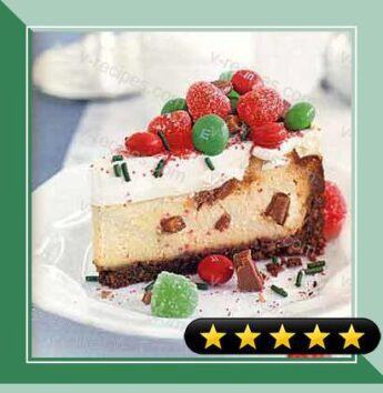 Christmas Cheesecake with English Toffee Filling recipe