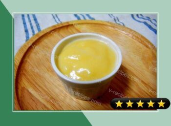 Microwaved Custard Cream with Honey recipe