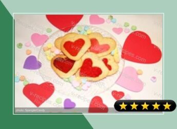 Stained Glass Valentine's Day Cookies recipe