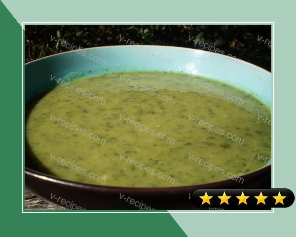 Spinach-Leek Cream Soup recipe