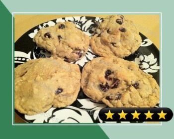 Blueberry Brown Oat Cookies recipe