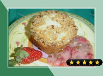 Strawberry Sweetheart Streusel Muffins recipe