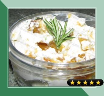 Goat Cheese Spread with Rosemary and Fig recipe