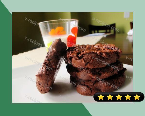 Salted Triple Chocolate Cookies recipe