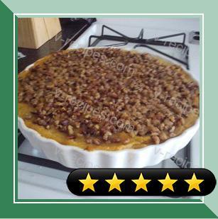Squash Casserole with Crunchy Pecan Topping recipe