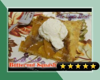 Brown Sugar-Butternut Squash Tart with Nutmeg Whipped Cream recipe