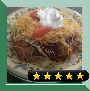 Indian Tacos with Yeast Fry Bread recipe