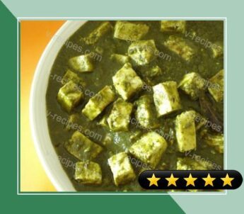 Palak Paneer (Cottage Cheese Curry with Spinach) recipe