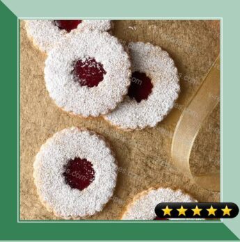 Raspberry-Almond Linzer Cookies recipe
