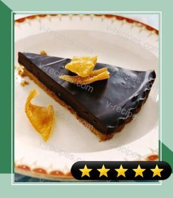 Chocolate Tart with Candied Clementine Peel recipe