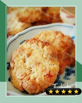 White Chocolate and Fruit Granola Biscuits recipe