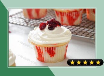 White Chocolate-Cranberry Poke Cupcakes recipe