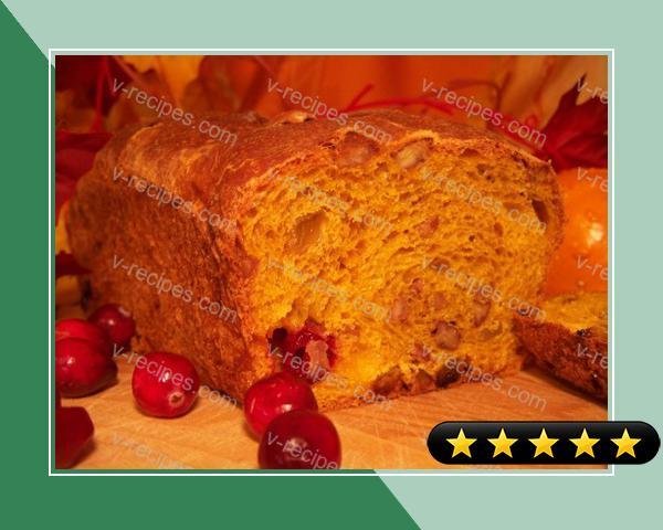 Cranberry-Walnut Pumpkin Loaves recipe