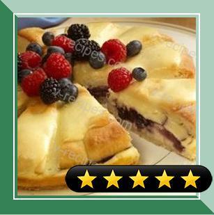 Sister Schubert's Berry Cream Cheese Coffee Cake recipe