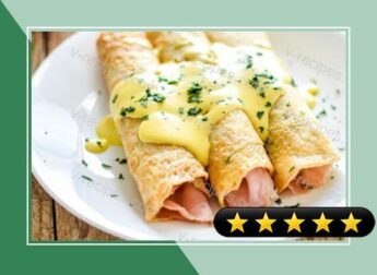 Savory Herb Crepes with Hollandaise recipe