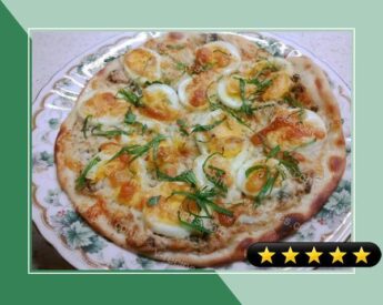 Shiso and Sweet Onion Pizza recipe