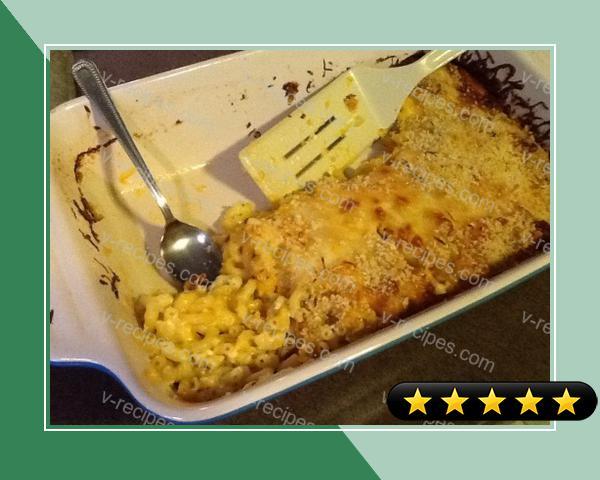 Baked Macaroni & Cheese W/ Breadcrumb Topping recipe