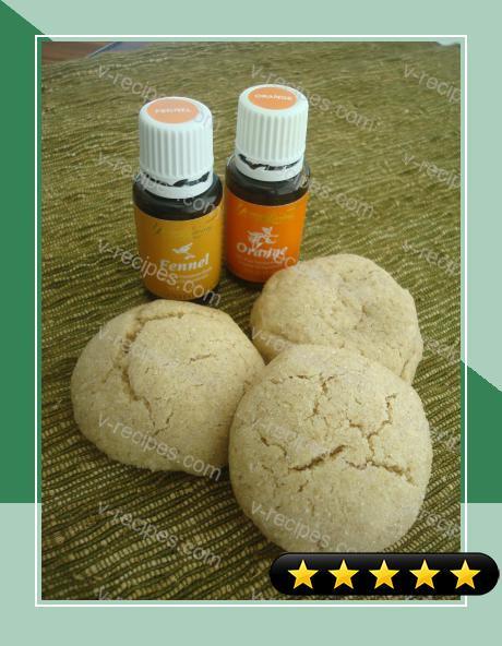 Orange Powdered Sugar Cookies recipe