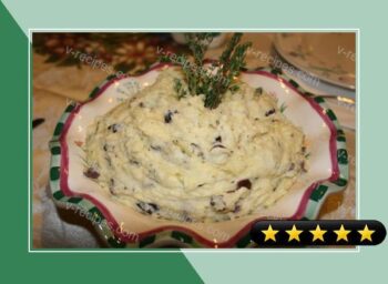 Provencial Black Olive and Fresh Thyme Mashed Potatoes recipe