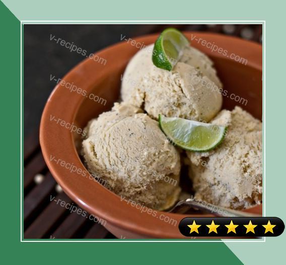 Key Lime & Vanilla Bean Buttermilk Ice Cream recipe