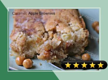Caramel Apple Brownies recipe