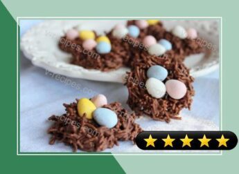 Chocolate Nests with Cadbury Eggs recipe