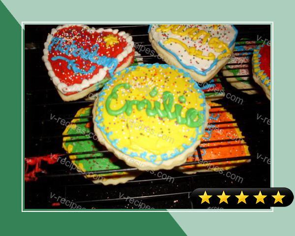Thick Cut-Out Sugar Cookies recipe