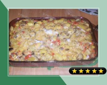 Healthy Vegetable and Cheese Strata recipe