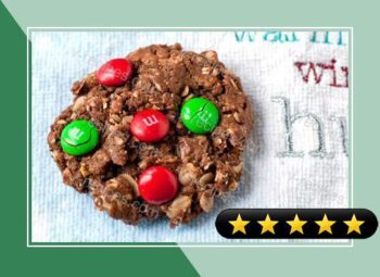 Chocolate Christmas Monster Cookies recipe