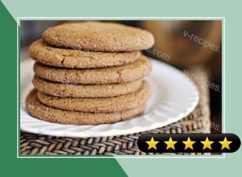 Giant Ginger Molasses Cookies recipe