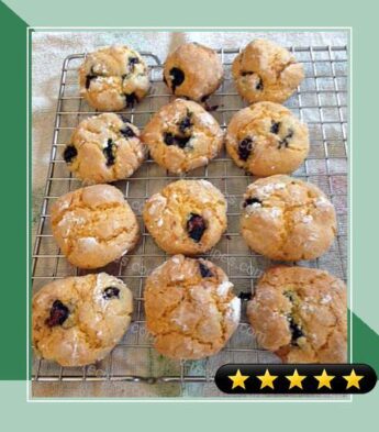 Lemon Blueberry Pudding Cookies recipe